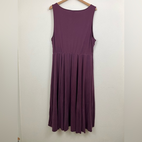 TORRID Wine Studio Cupro Midi Dress Womens Plus Size 3X - Picture 6 of 8